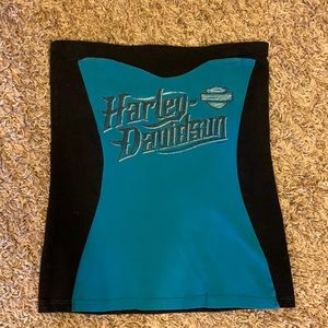 Harley Davidson strapless top